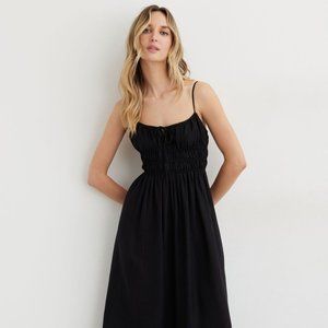Dynamite Liza Linen Maxi Dress - Black Size S - Never Worn
